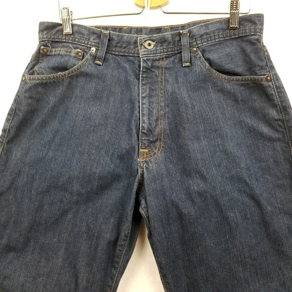 Polo‎ Jeans Co Jeans Men 32 x 27.5 Blue Cotton Loose Baggy Dark Ralph Lauren